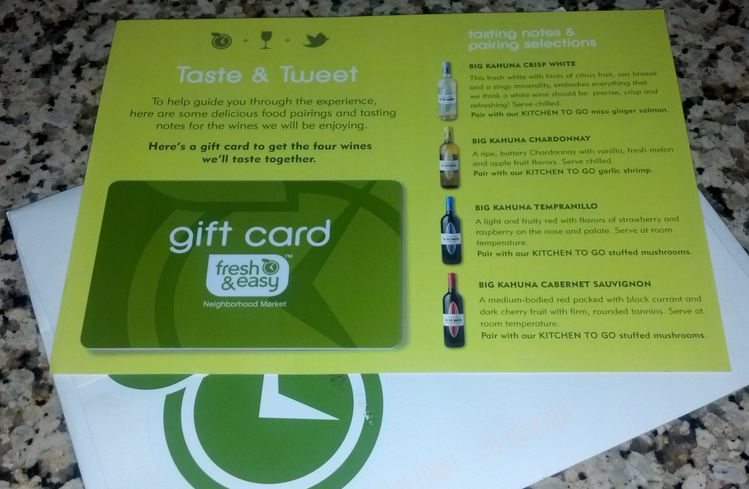 Fresh and Easy Gift Card