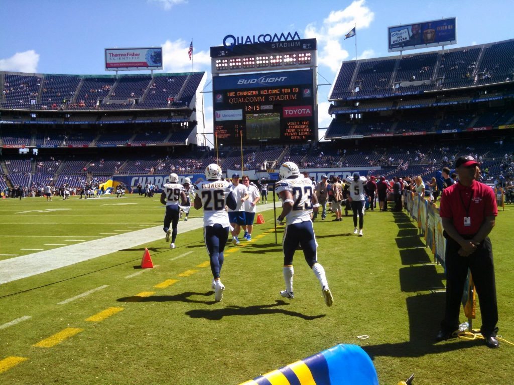 Chargers Warm Up Against Jacksonville