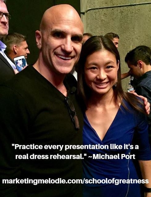 Marketing Melodie Tao with Michael Port